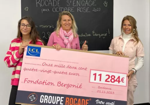 Le Groupe Rocade et La Fondation Bergonié pour le mois d'Octobre !