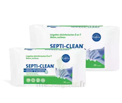 Septi-clean Lingette DÉsinfectante Paquet/70 à Mérignac